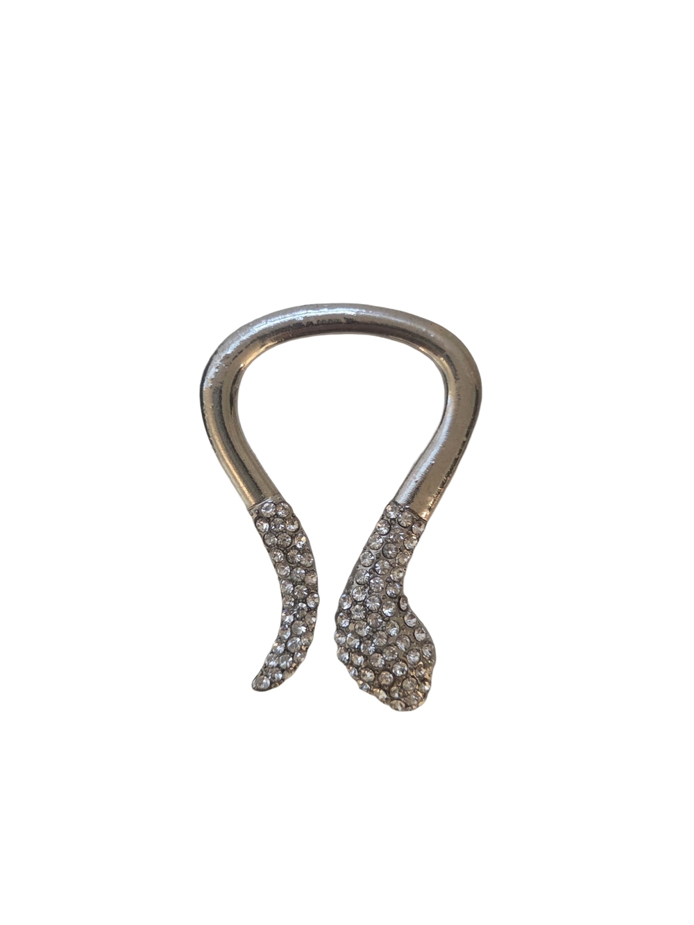 Silver Crystal Snake Jewelry Accessory
